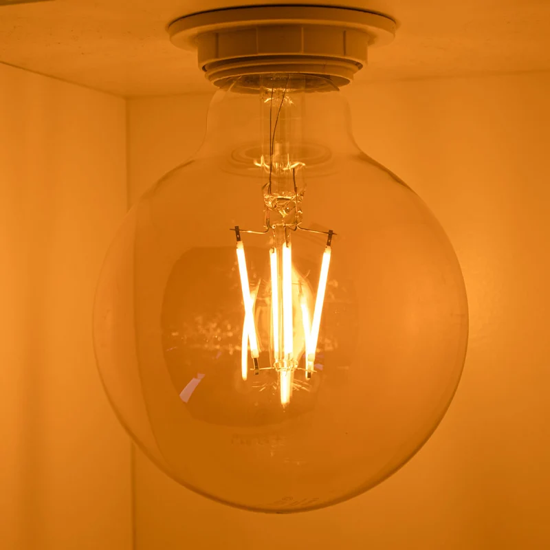 LED-Glühlampe 6W | G95 | 3-stufig dimmbar | E27 | 2700K – Warmweiß