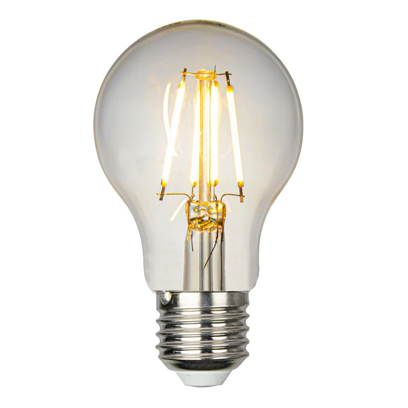 LED-Glühlampe 6W | A60 | Klar | 3-stufig dimmbar | E27 | 2700K – Warmweiß