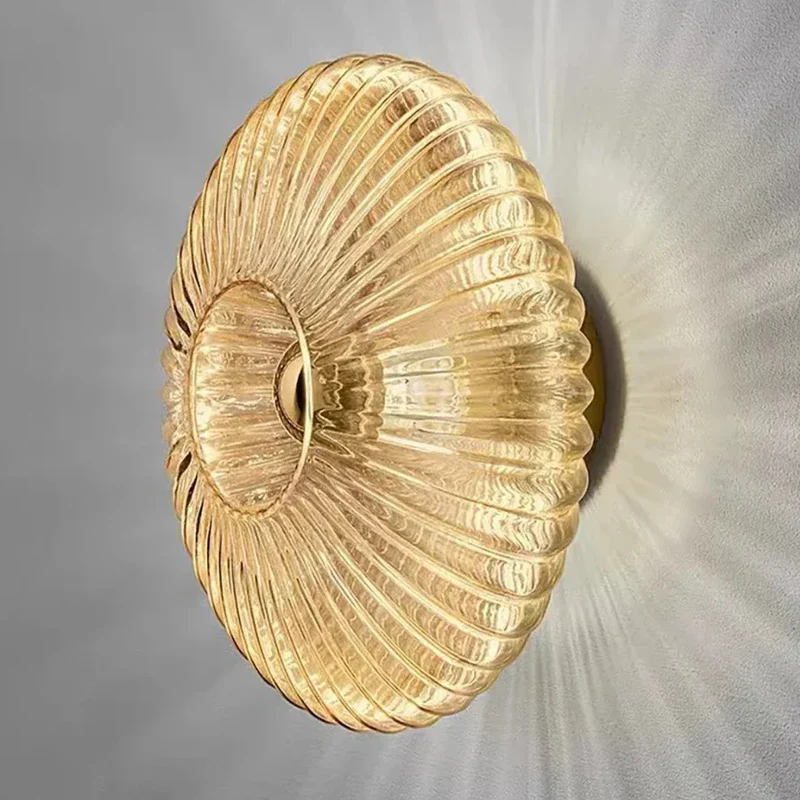 Elegante Wandleuchte aus Glasstein – Éclira