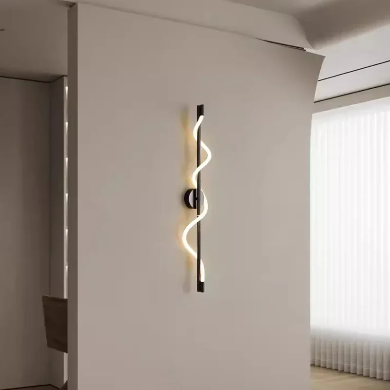 LED-Wandleuchte Auf- & Abwärts Elegantes gedrehtes Design – SpiraleX