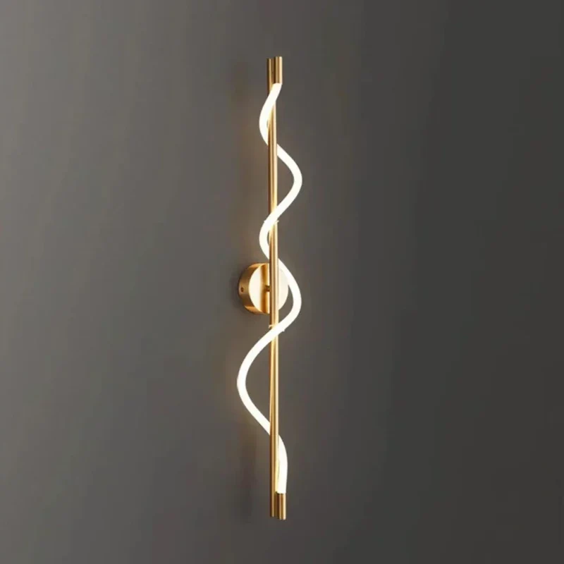 LED-Wandleuchte Auf- & Abwärts Elegantes gedrehtes Design – SpiraleX