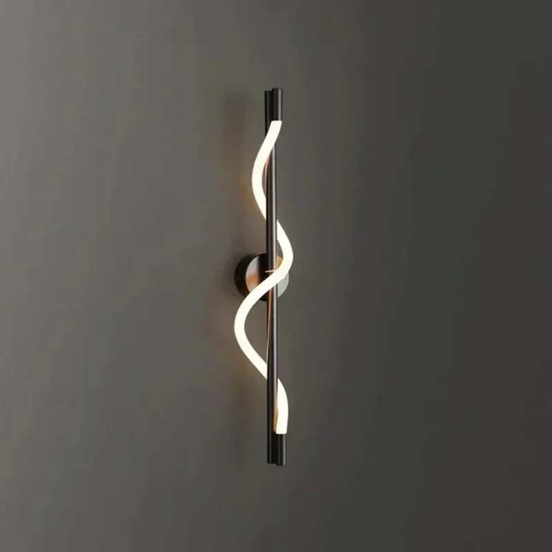 LED-Wandleuchte Auf- & Abwärts Elegantes gedrehtes Design – SpiraleX