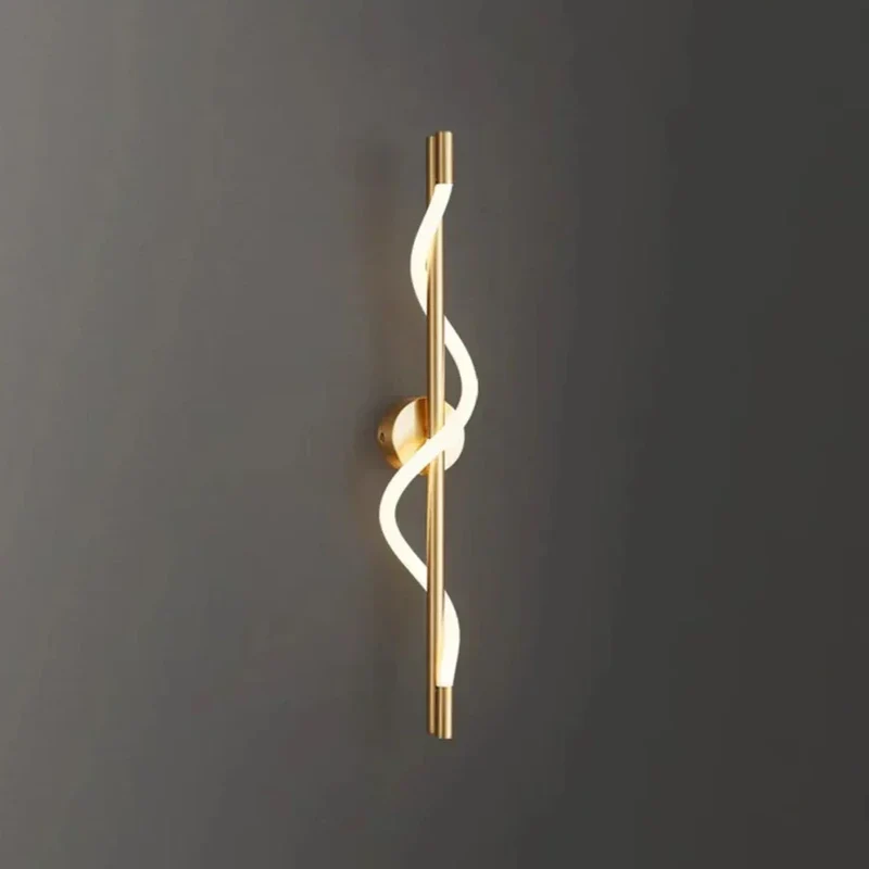 LED-Wandleuchte Auf- & Abwärts Elegantes gedrehtes Design – SpiraleX