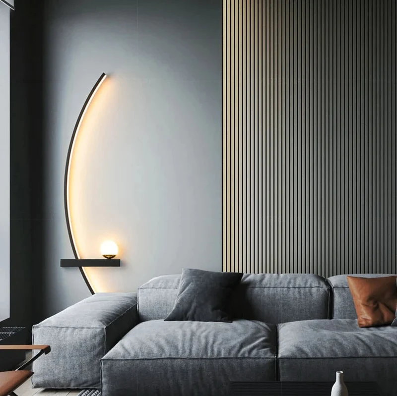 Längliche Wandleuchte Fernbedienung Innenbereich Trend – Arca