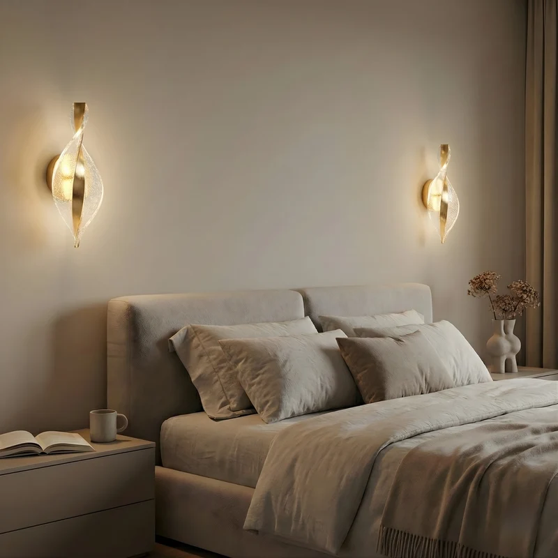 Moderne Wandleuchte aus Acryl – Künstlerische Eleganz – Twista