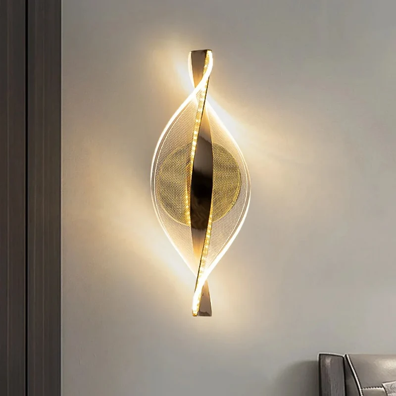 Moderne Wandleuchte aus Acryl – Künstlerische Eleganz – Twista