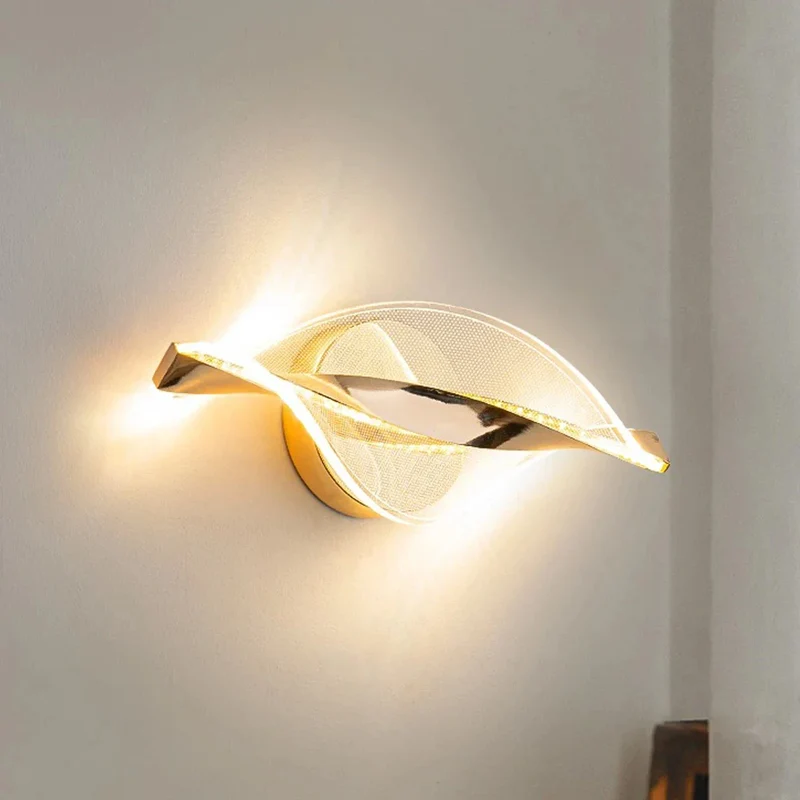 Moderne Wandleuchte aus Acryl – Künstlerische Eleganz – Twista