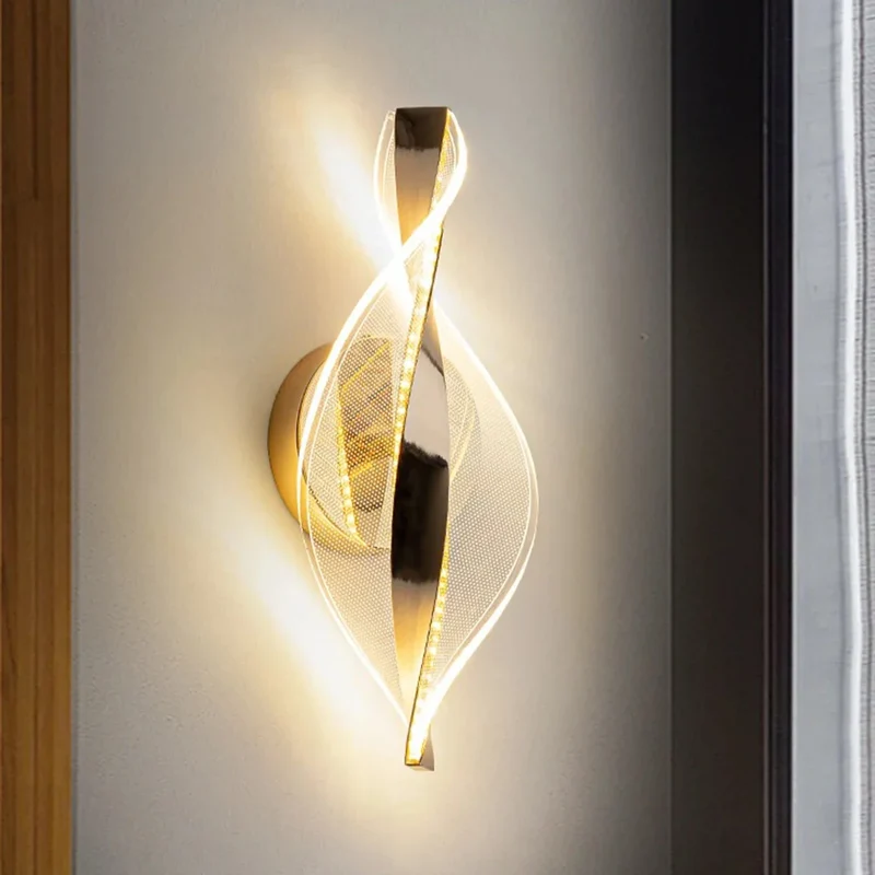 Moderne Wandleuchte aus Acryl – Künstlerische Eleganz – Twista