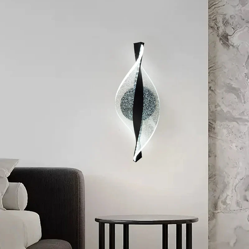 Moderne Wandleuchte aus Acryl – Künstlerische Eleganz – Twista