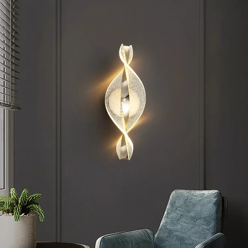 Moderne Wandleuchte aus Acryl – Künstlerische Eleganz – Twista