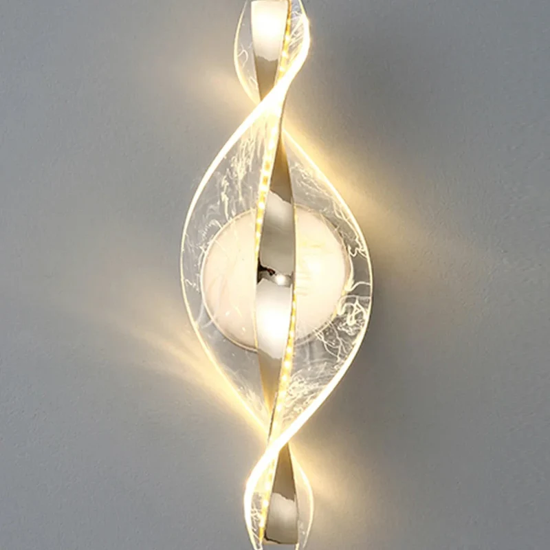 Moderne Wandleuchte aus Acryl – Künstlerische Eleganz – Twista
