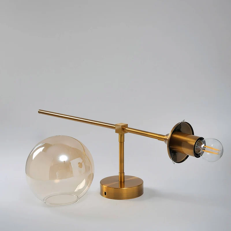 Verstellbare Wandleuchte aus edlem Glas – Auréa