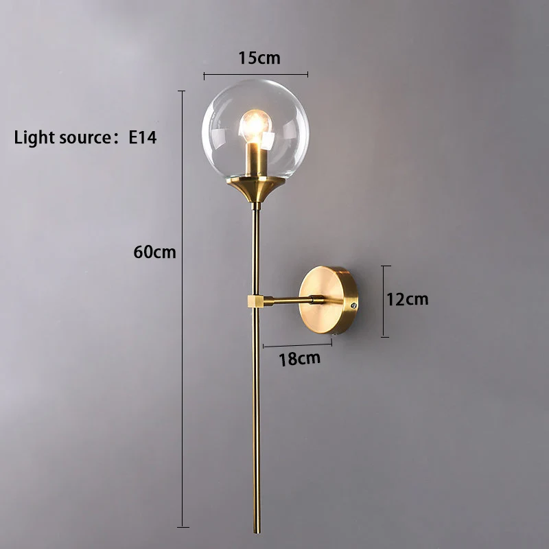 Verstellbare Wandleuchte aus edlem Glas – Auréa