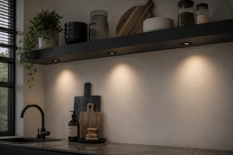 LED-Möbelstrahler | 12V | Baston | Ø55mm | Schwarz | 3W