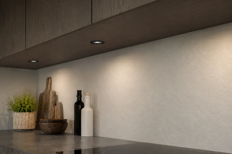 LED-Möbelstrahler | 12V | Baston | Ø55mm | Schwarz | 3W