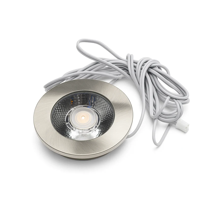 LED-Möbelstrahler | 12V | Baston | Ø55mm | Silber | 3W