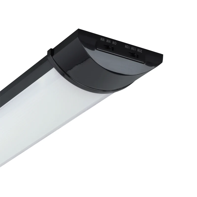 LED-Batten-Leuchtstofflampe 120CM 25/30/40W | CCT - Lichtfarbe | LOTUS | Schwarz