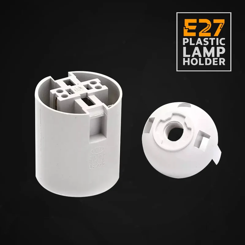 E27 Retro Glühbirnenfassung Kunststoff DIY ~2939