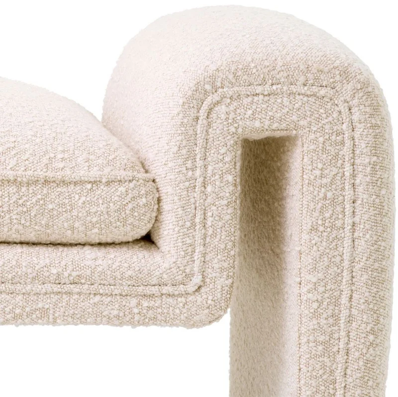 Casa Padrino Luxus Sitzbank Creme 144 cm - Luxus Qualität