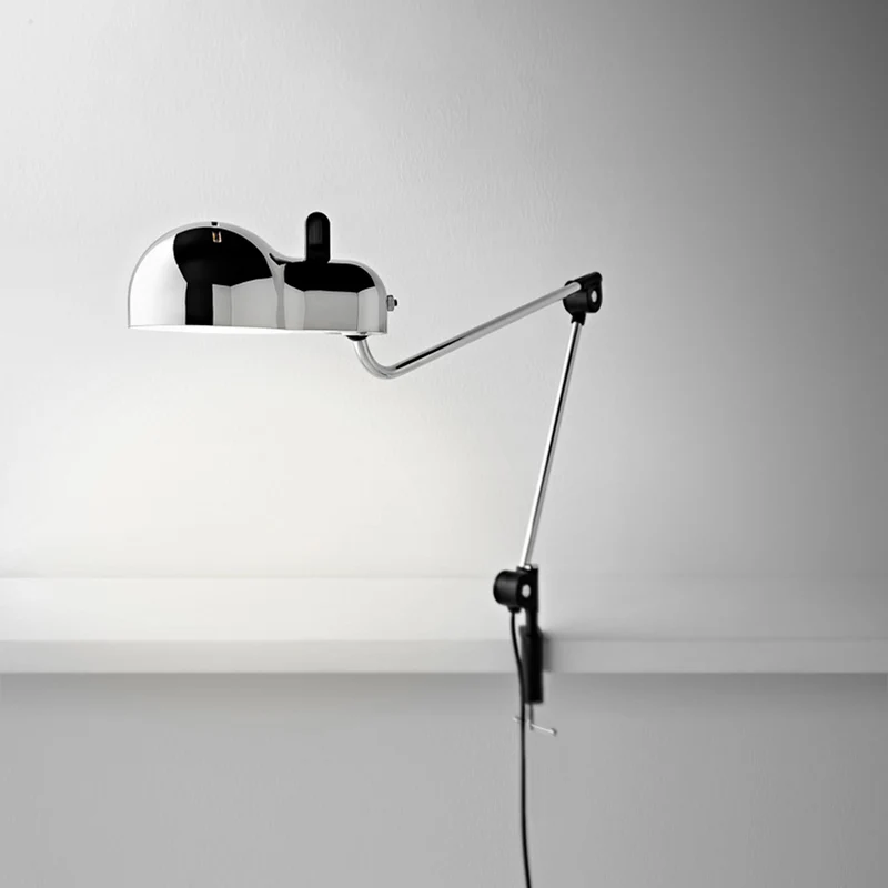 Clamp-On Table Lamp TOPO by Joe Colombo for Stilnovo