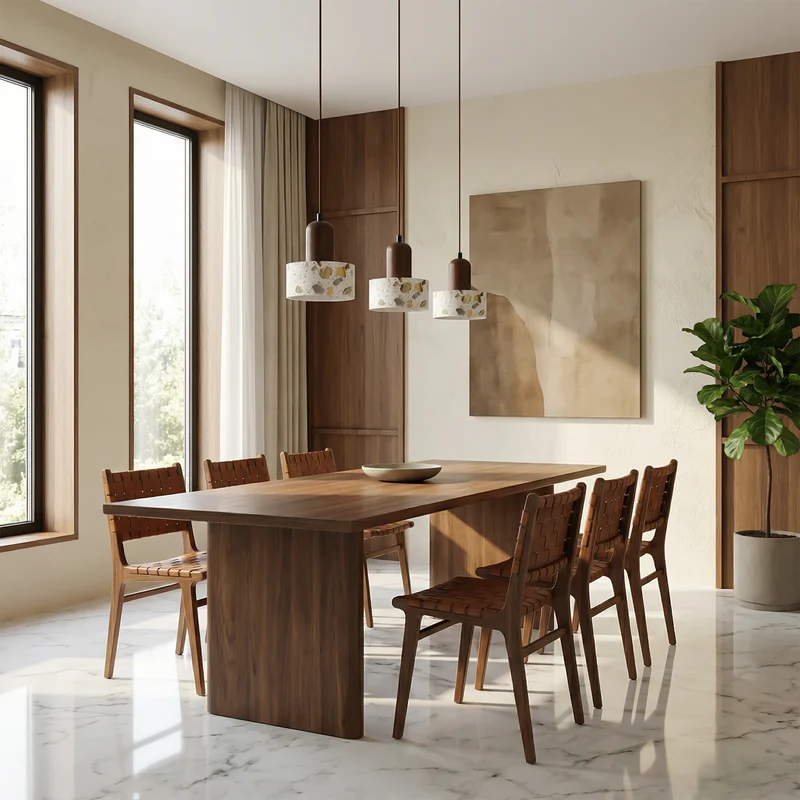 LED-Innenleuchte Edle Materialien Moderner Stil – Éclat Terrazzo