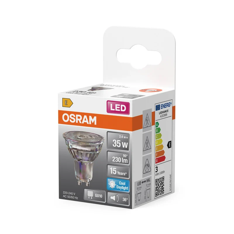 OSRAM LED LED STAR PAR16 Spot (ex 35W) 2,6W / 6500K Kaltweiß GU10