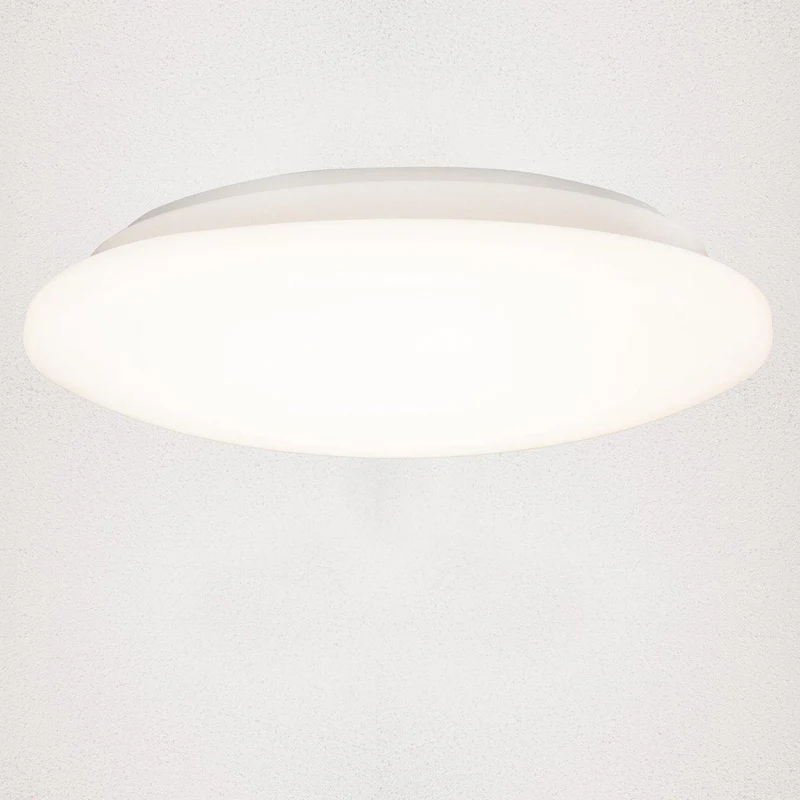 LED-Deckenleuchte Ø 37cm spritzwassergeschützt für Bad Zone 2 und 3 geeignet neutralweiß 4.000K 18W 1.600 Lumen - LED's Light