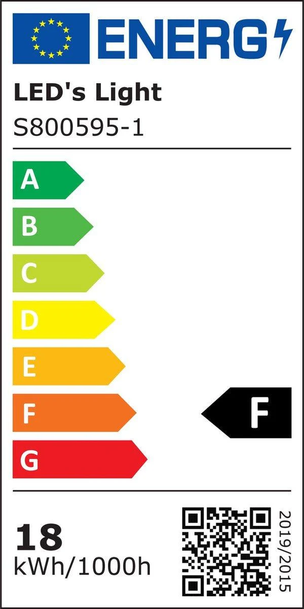 LED-Deckenleuchte Ø 37cm spritzwassergeschützt für Bad Zone 2 und 3 geeignet neutralweiß 4.000K 18W 1.600 Lumen - LED's Light