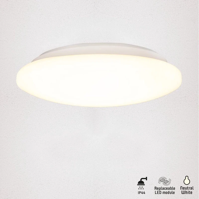 LED's Light Universal Deckenleuchte 1600 - Geeignet für Badezimmer IP44 - Kaltweiß (4000K) - 30 cm