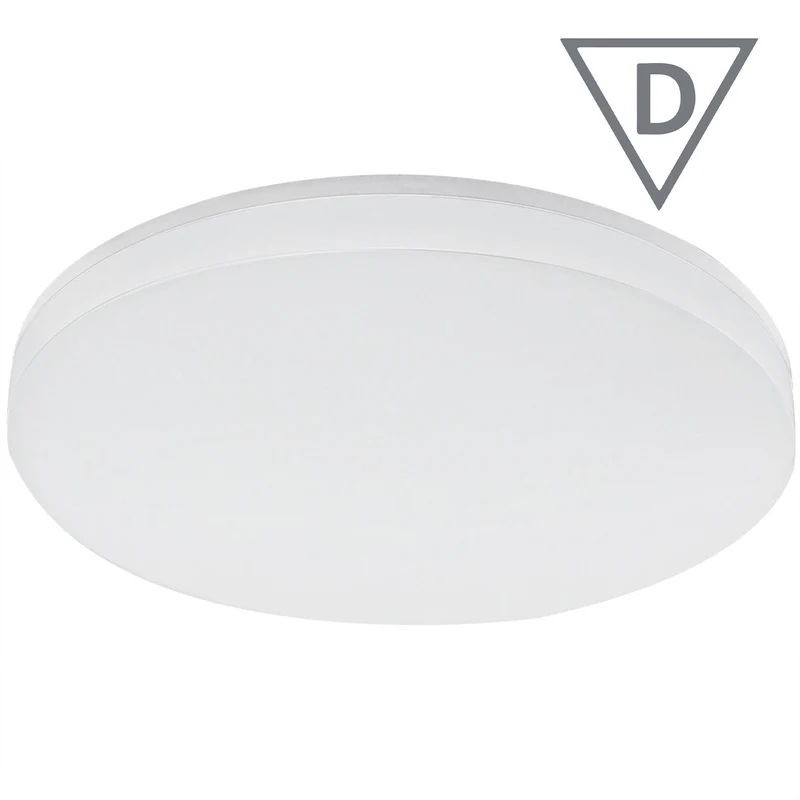 Industrielle wasserdichte LED-Deckenleuchte ø 33 cm - Für Innen & Außen - Kaltweiß
