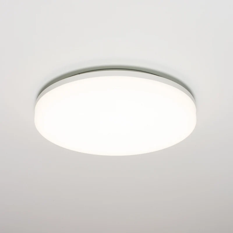 Industrielle wasserdichte LED-Deckenleuchte ø 33 cm - Für Innen & Außen - Kaltweiß