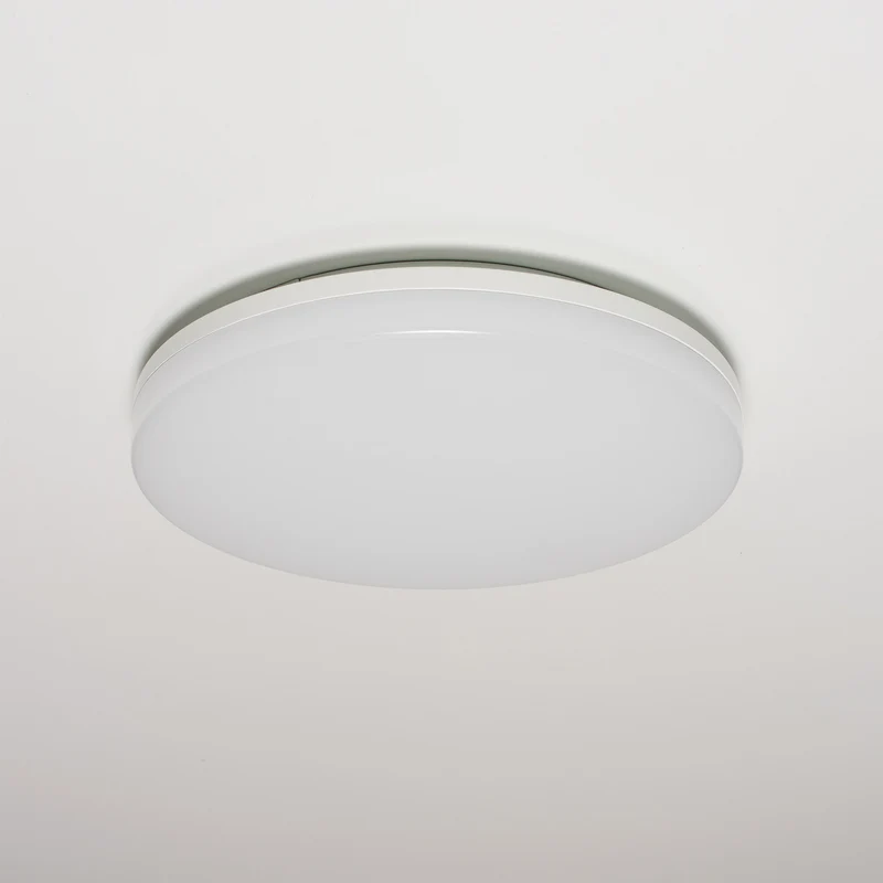 Industrielle wasserdichte LED-Deckenleuchte ø 33 cm - Für Innen & Außen - Kaltweiß