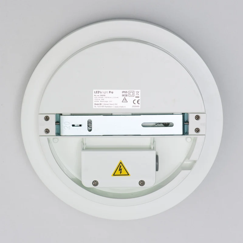 Industrielle wasserdichte LED-Deckenleuchte ø 33 cm - Für Innen & Außen - Kaltweiß