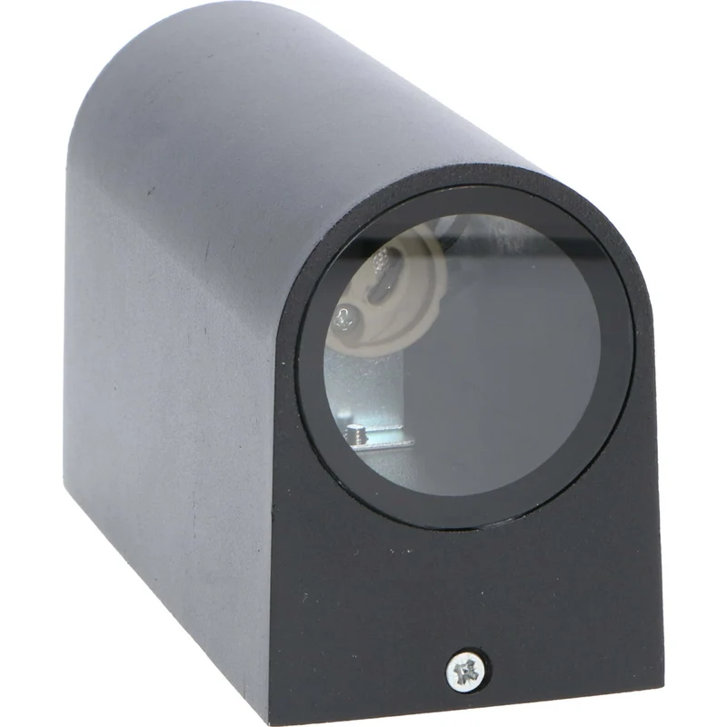 Außen-Wandleuchte schwarz 2x GU10 IP44 für LED und Halogen bis 35W - LED's Light