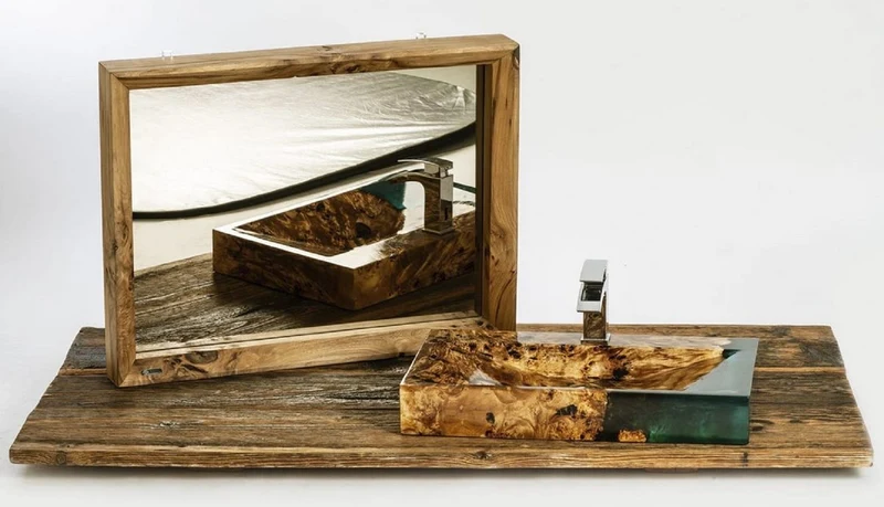 Casa Padrino Waschbecken Braun / Grün - Verschiedene Größen & Farben