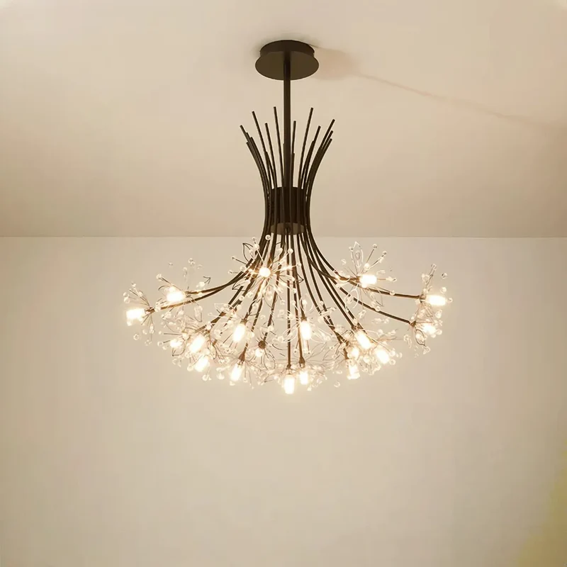 Moderner Kristall Blumen Kronleuchter für das Esszimmer