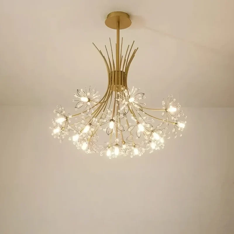 Moderner Kristall Blumen Kronleuchter für das Esszimmer