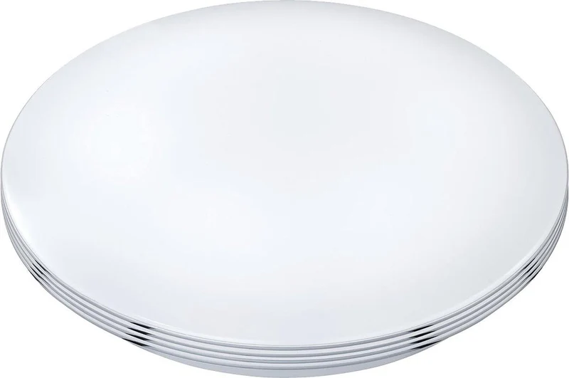 LED Deckenleuchte rund 35 cm mit Ringen - Universell - Spritzwassergeschützt - Warmweißes Licht
