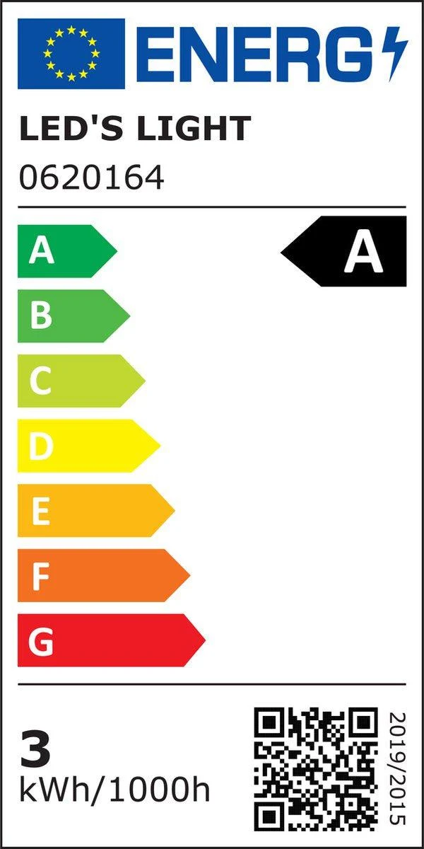 LED Birne E27 2,2W warmweiß Klar A60 - 50.000h Haltbarkeit - LED's Light