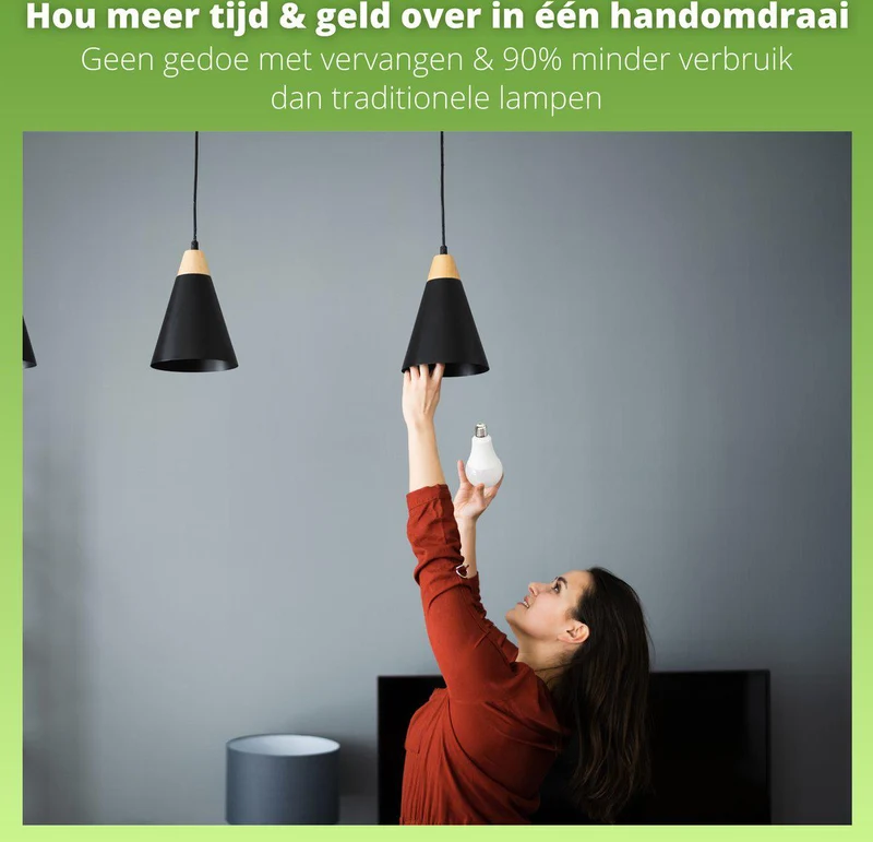 LED Birne E27 2,9W warmweiß Klar A60 50.000h Haltbarkeit - LED's Light
