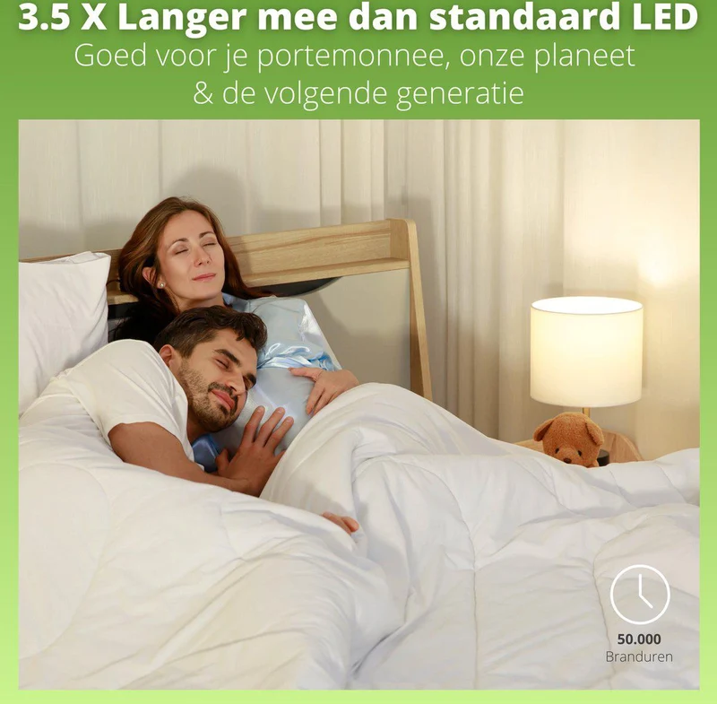 LED Birne E27 2,9W warmweiß Klar A60 50.000h Haltbarkeit - LED's Light