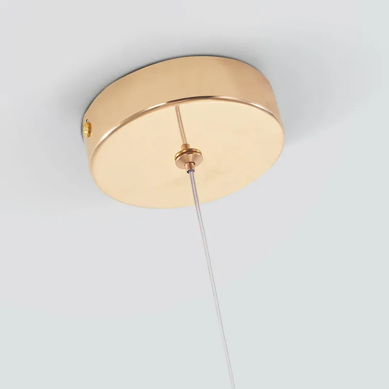 LED Kristall Pendelleuchte im Wassertropfen Design für das Schlafzimmer