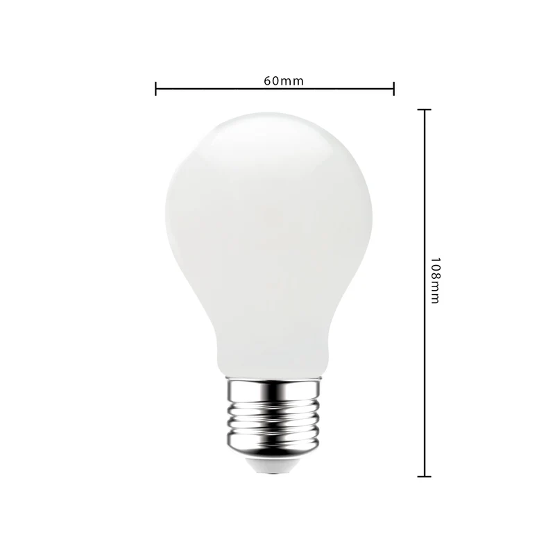 LED Glühbirne E27 7W warmweiß Opal A60 - LED's Light