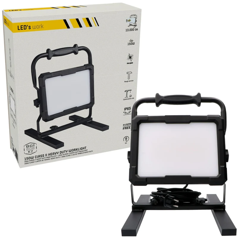 LED-Arbeitsstrahler IP65 150W 5m Zuleitung IK08 - LED's Work
