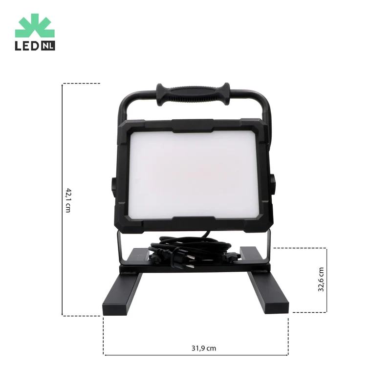 LED-Arbeitsstrahler IP65 150W 5m Zuleitung IK08 - LED's Work