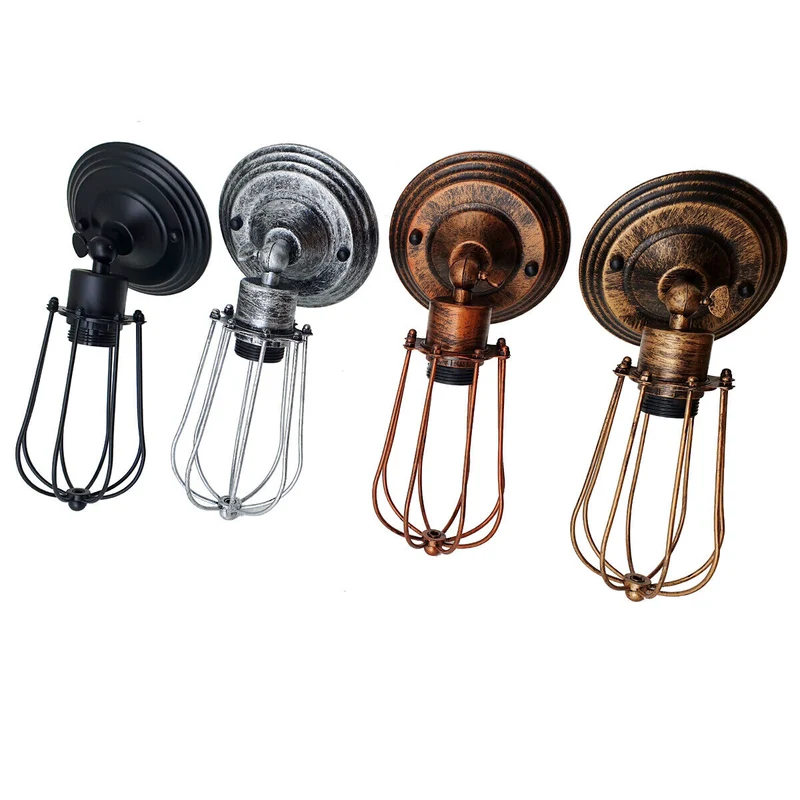 Industrielle Retro vintage Käfig wandleuchte ~ 2908