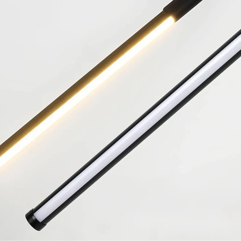 Kleine schwarze Pendelleuchte höhenverstellbar für Schlafzimmer
