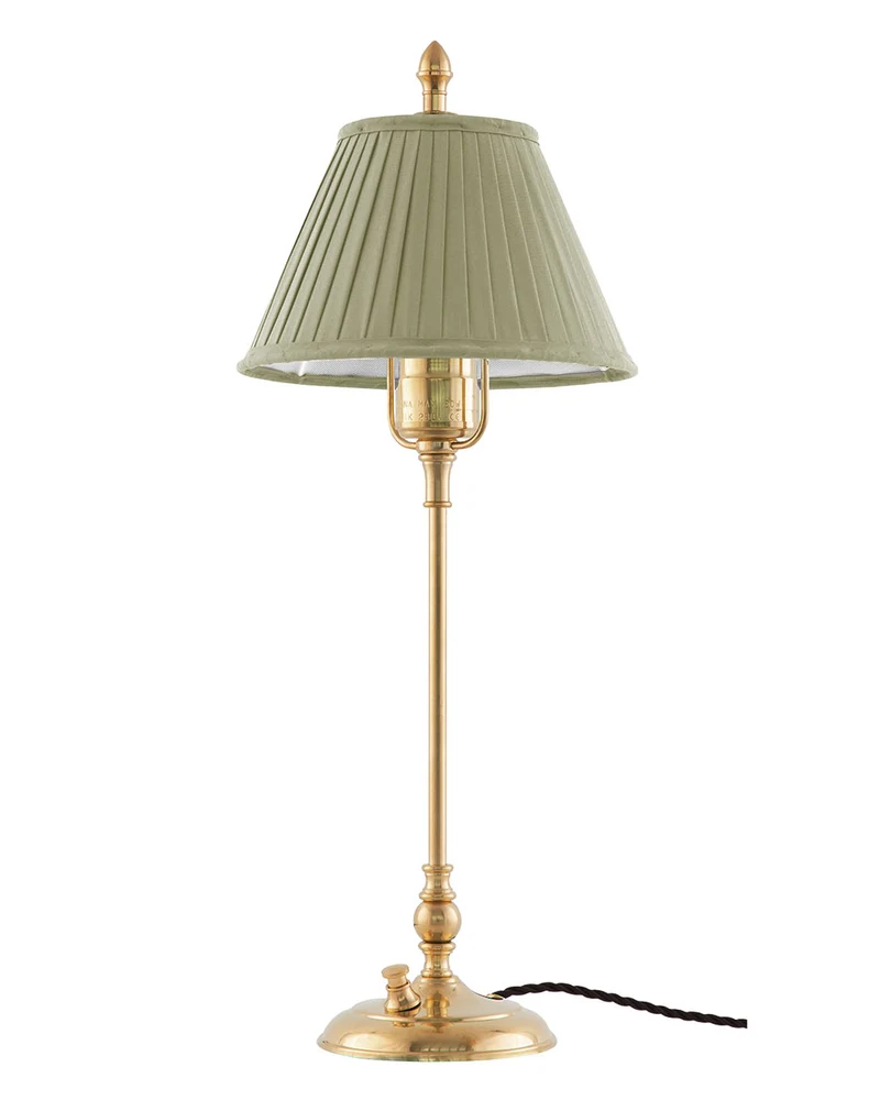 Bordslampa - Ankarcrona 50 cm mässing, olivgrön skärm