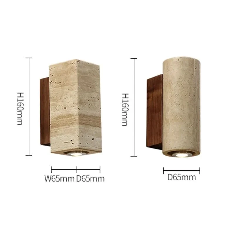 Trendige Wandleuchte Marmor & Langlebiges Aluminium – Rayelle