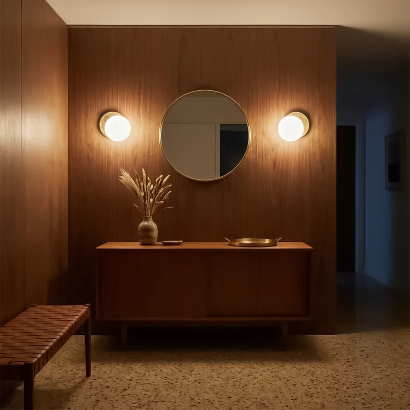 Elegante Wandleuchte in Eklipsenform, Visueller Komfort – Moon
